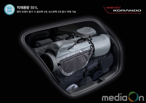 쌍용차, 코란도의 다재다능 공간활용성 공개